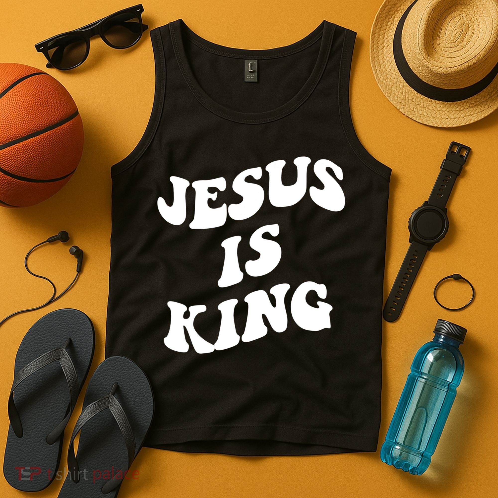 Jesus Is King Aesthetic Trendy Tank Top