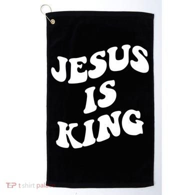 Jesus Is King Aesthetic Trendy Golf Towel