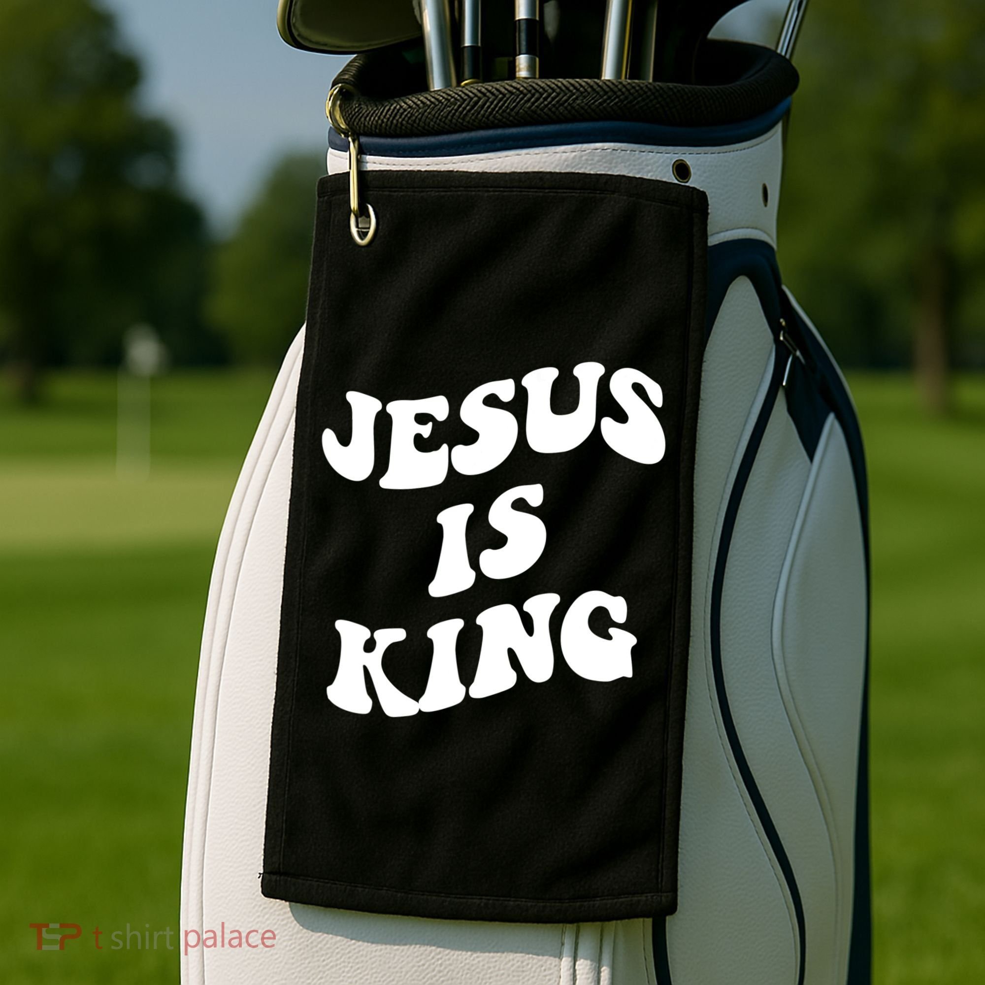 Jesus Is King Aesthetic Trendy Golf Towel