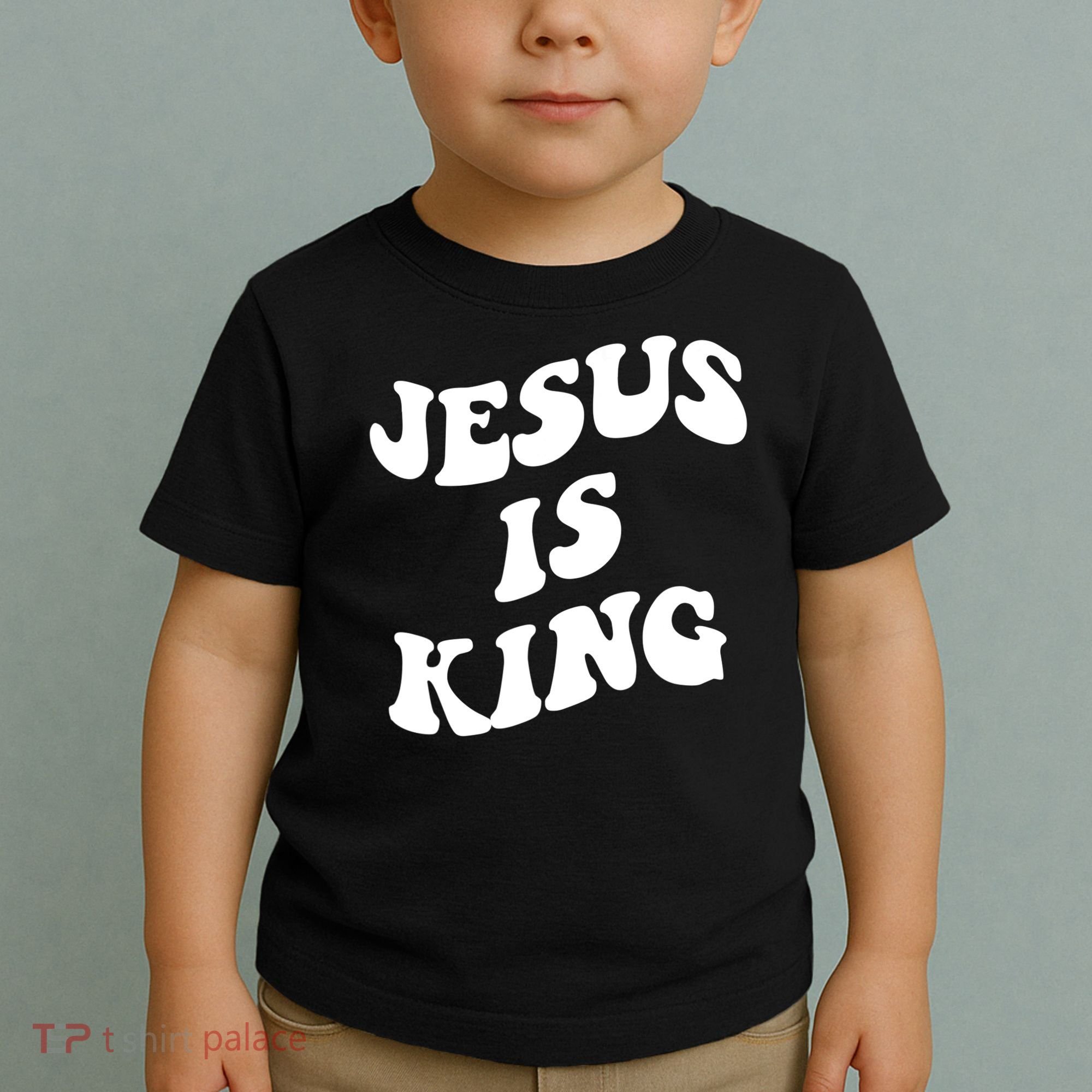 Jesus Is King Aesthetic Trendy Toddler T-Shirt