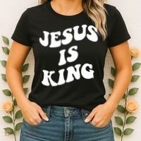 Jesus Is King Aesthetic Trendy Women's T-Shirt thumb 2