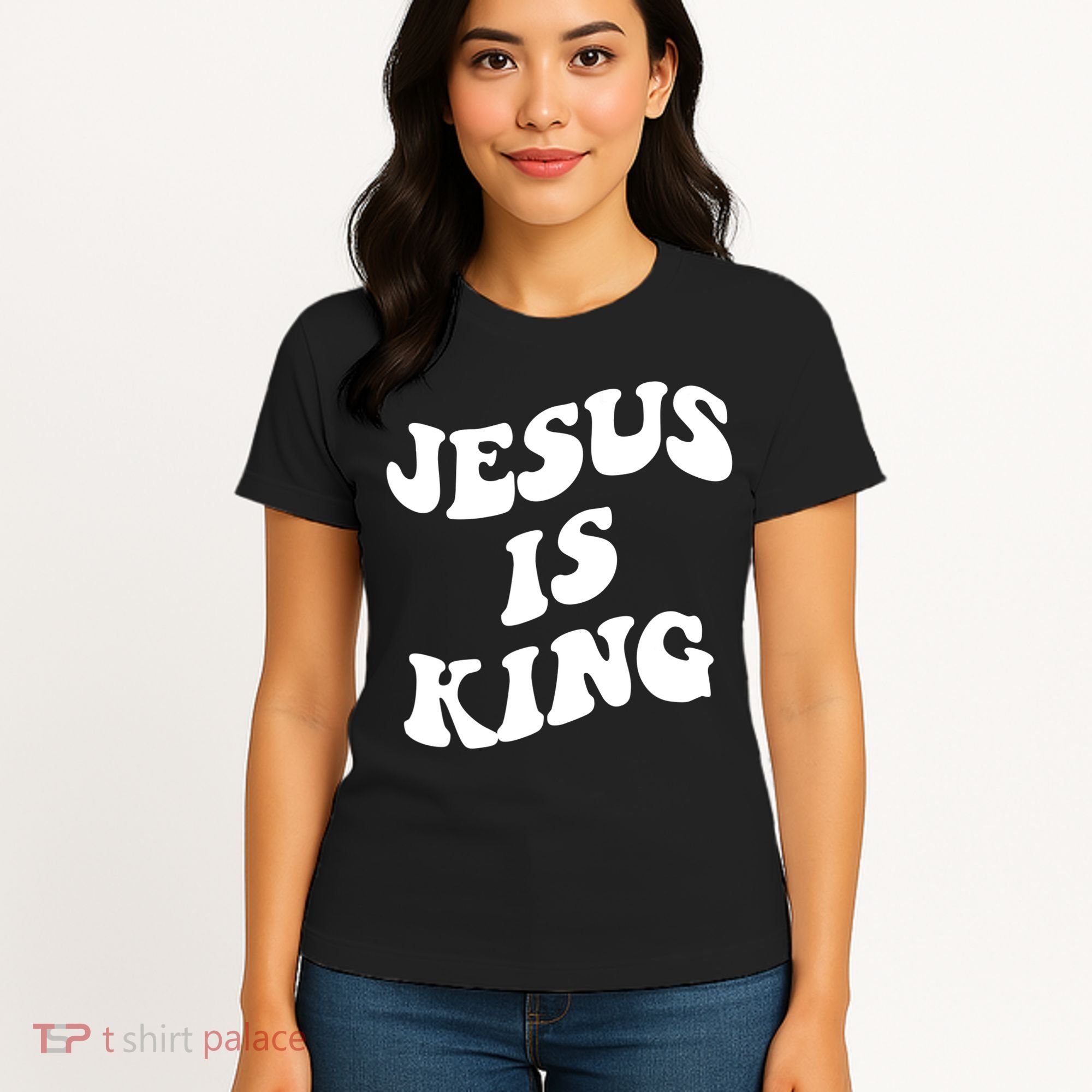 Jesus Is King Aesthetic Trendy Women's T-Shirt