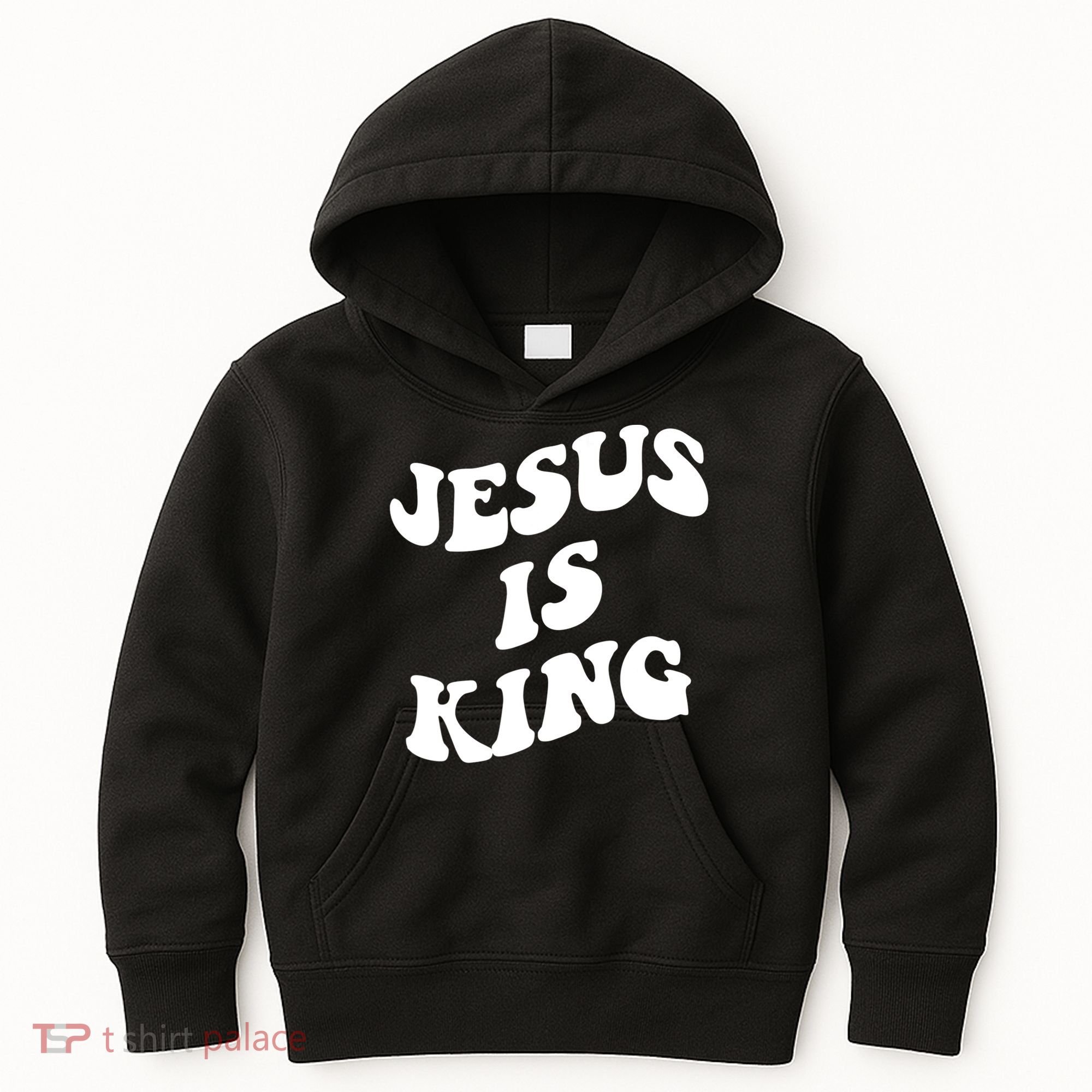 Jesus Is King Aesthetic Trendy Kids Hoodie