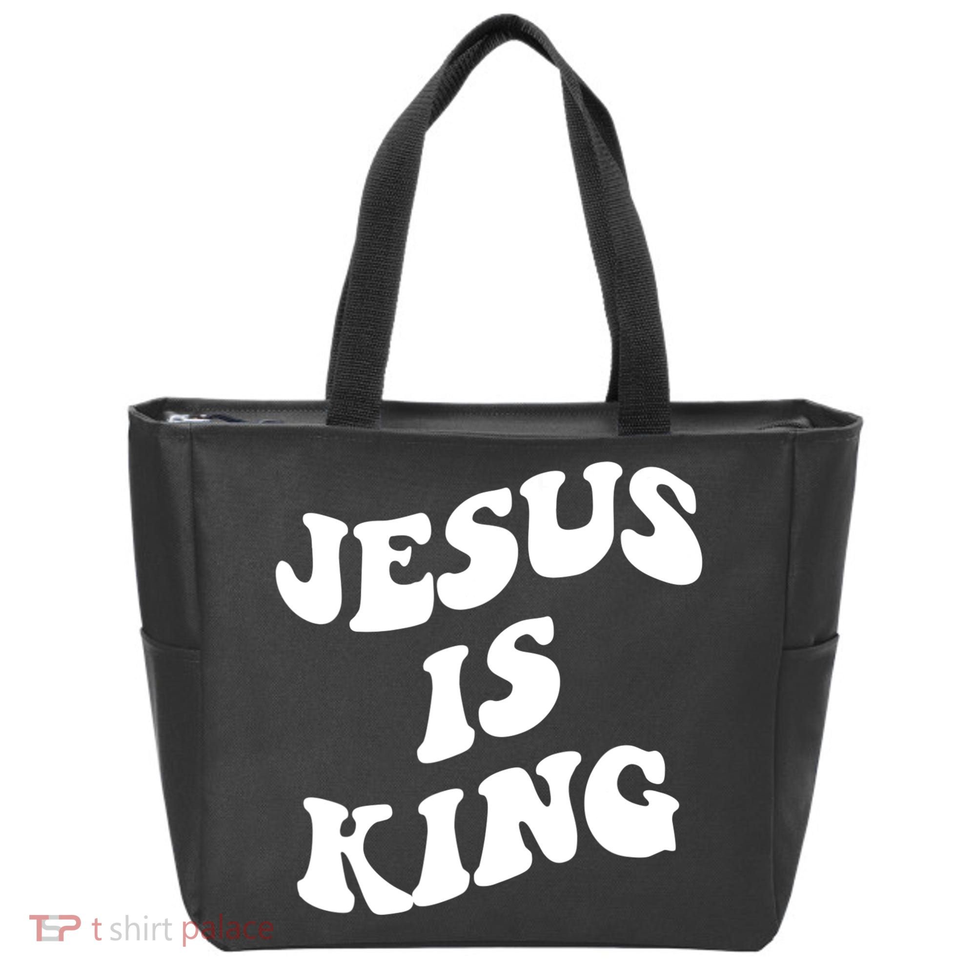 Jesus Is King Aesthetic Trendy Tote Bag