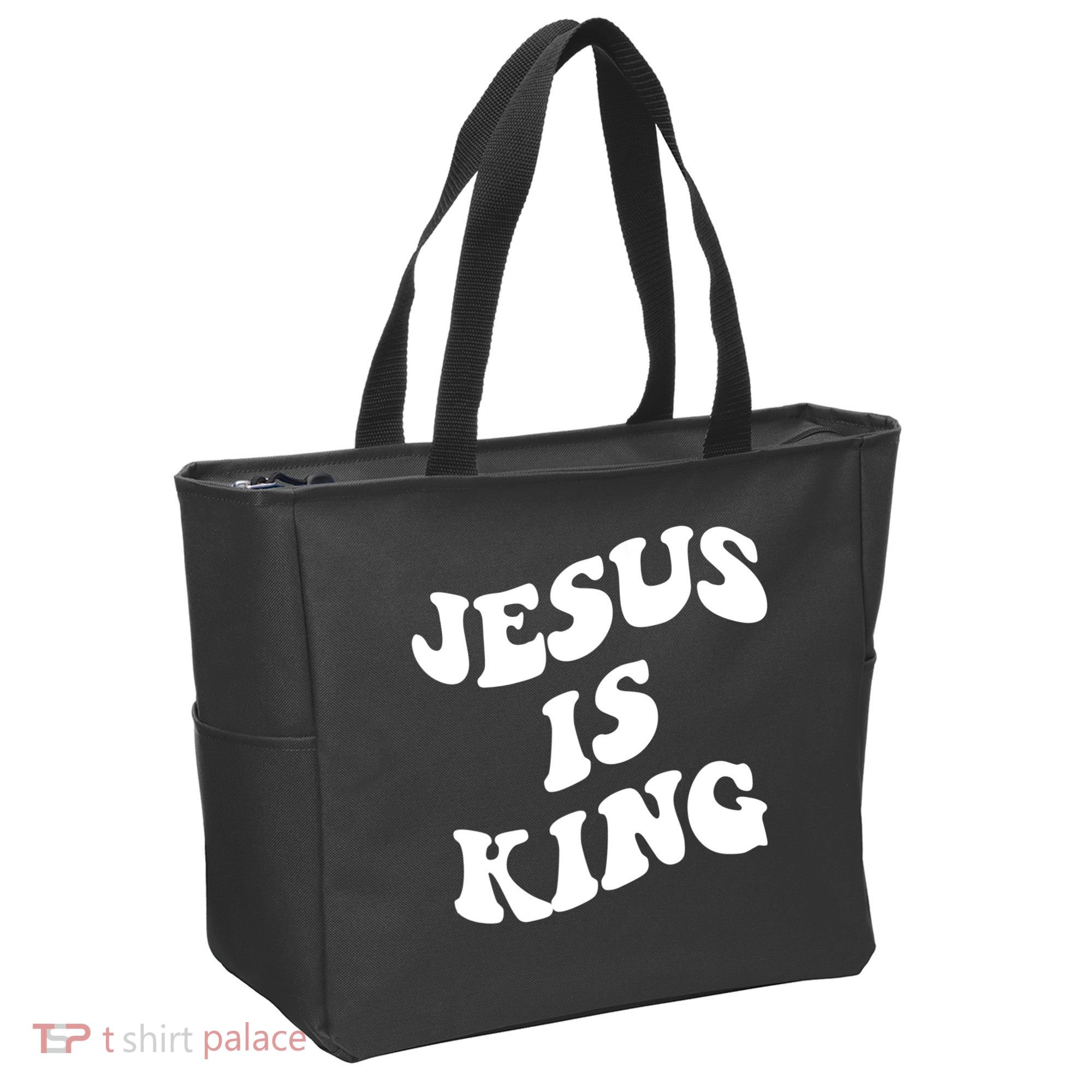 Jesus Is King Aesthetic Trendy Tote Bag