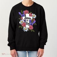 Jesus Is King Jesus Christian Women's Sweatshirt thumb 0