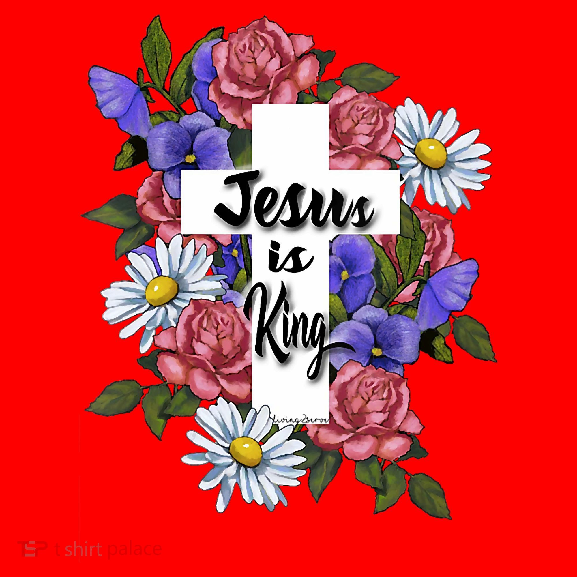 Jesus Is King Jesus Christian Santa Hat