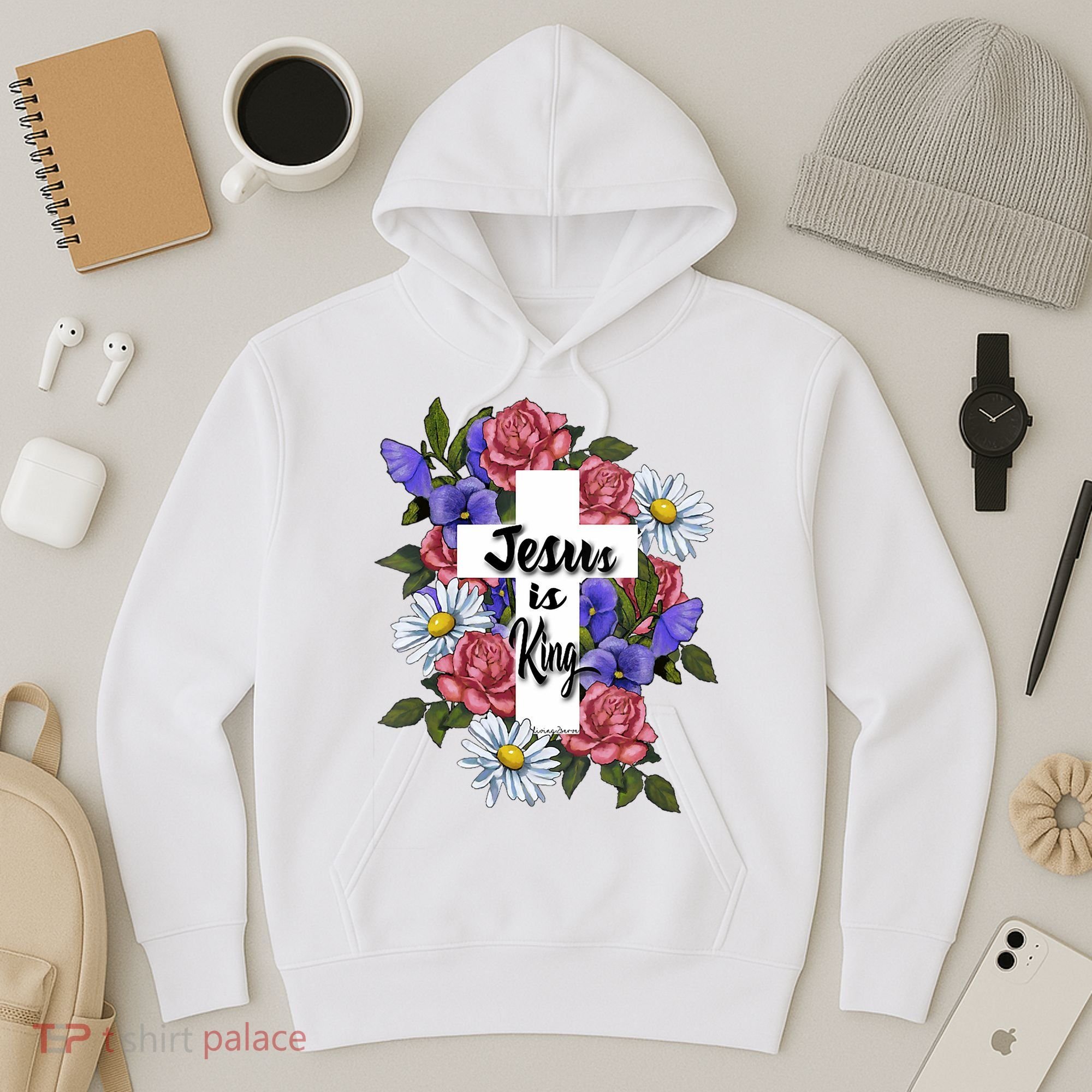 Jesus Is King Jesus Christian Hoodie