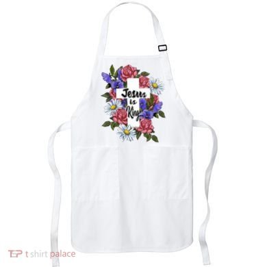 Jesus Is King Jesus Christian Apron