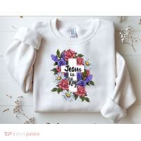 Jesus Is King Jesus Christian Sweatshirt thumb 2