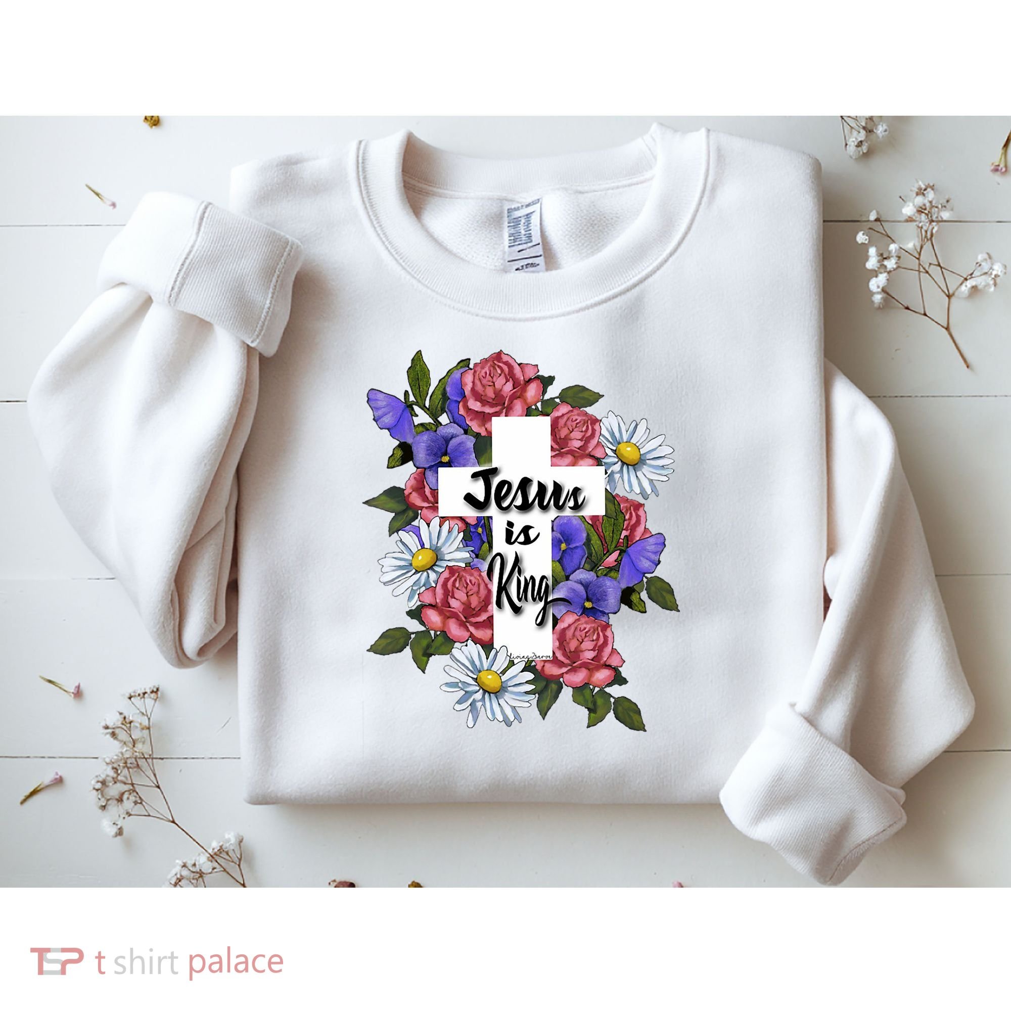 Jesus Is King Jesus Christian Sweatshirt
