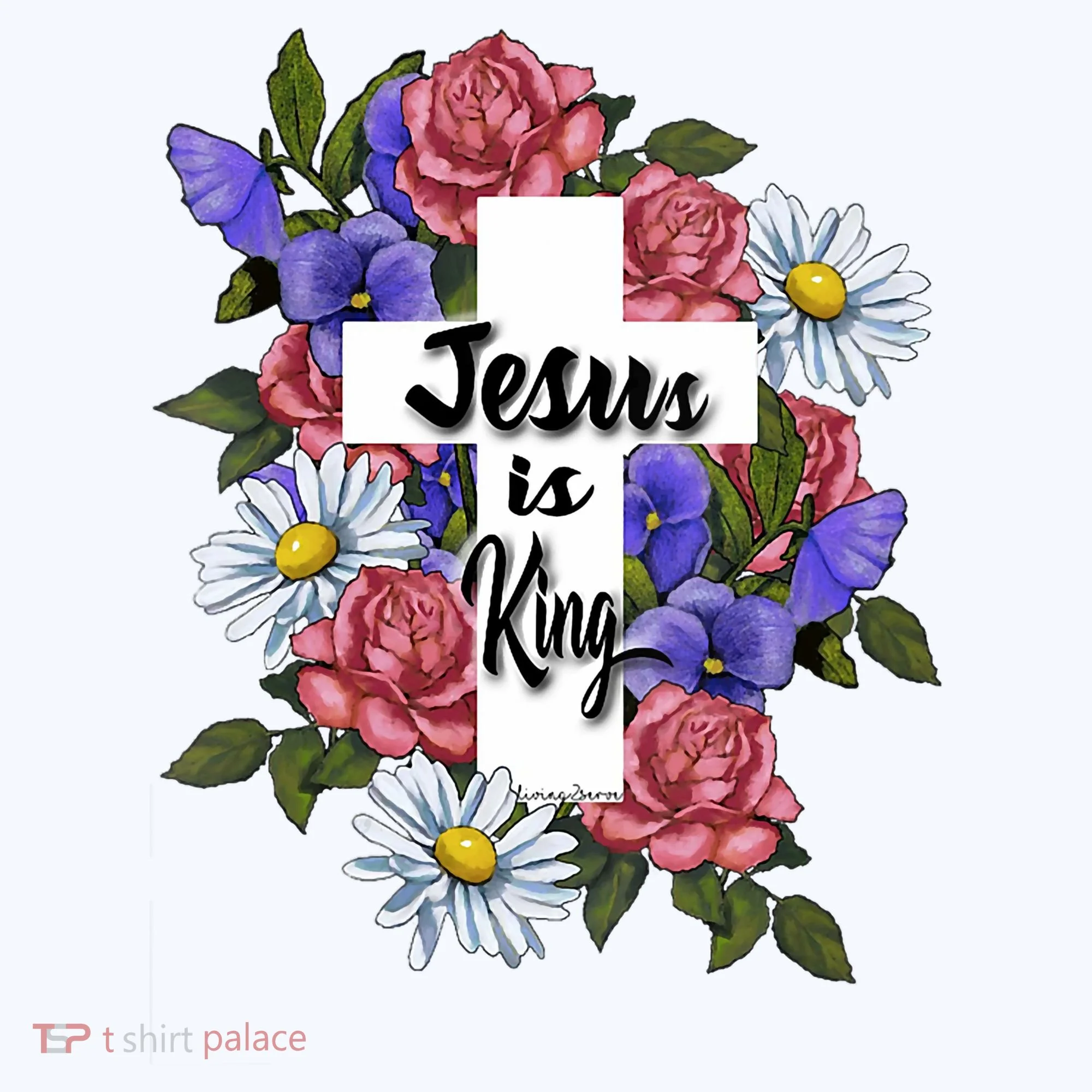 Jesus Is King Jesus Christian Button