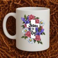 Jesus Is King Jesus Christian Coffee Mug thumb 2