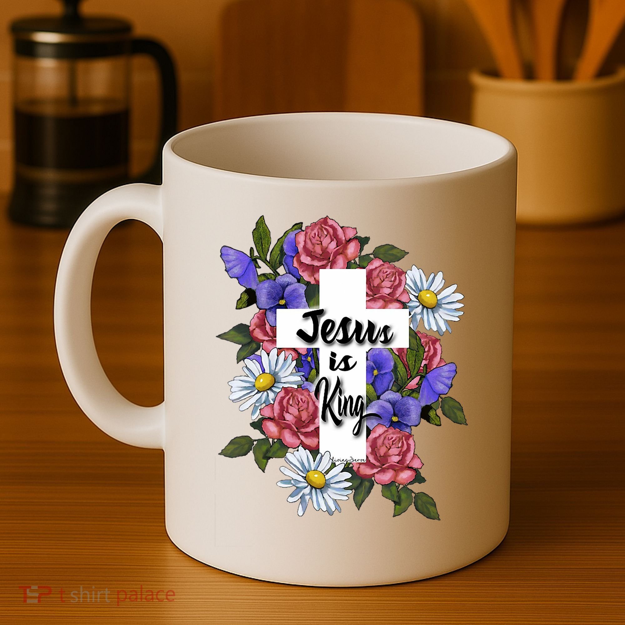 Jesus Is King Jesus Christian Coffee Mug
