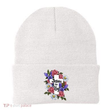 Jesus Is King Jesus Christian Beanie