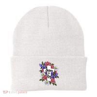 Jesus Is King Jesus Christian Beanie thumb 0