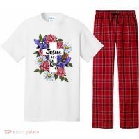 Jesus Is King Jesus Christian Pajama Set thumb 0