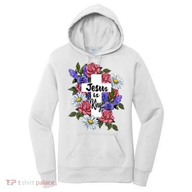 Jesus Is King Jesus Christian Women's Hoodie