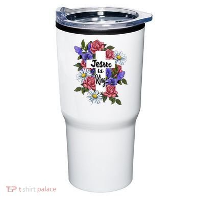Jesus Is King Jesus Christian Tumbler