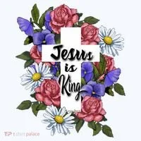 Jesus Is King Jesus Christian Ornament thumb 1