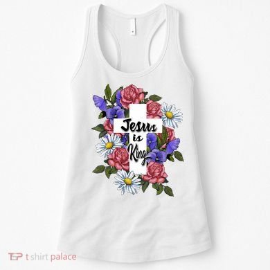 Jesus Is King Jesus Christian Women's Tank Top