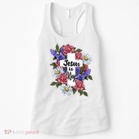 Jesus Is King Jesus Christian Women's Tank Top thumb 0