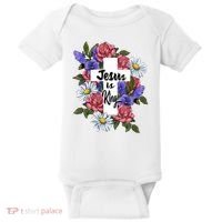 Jesus Is King Jesus Christian Baby Bodysuit thumb 0