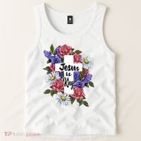 Jesus Is King Jesus Christian Tank Top thumb 2