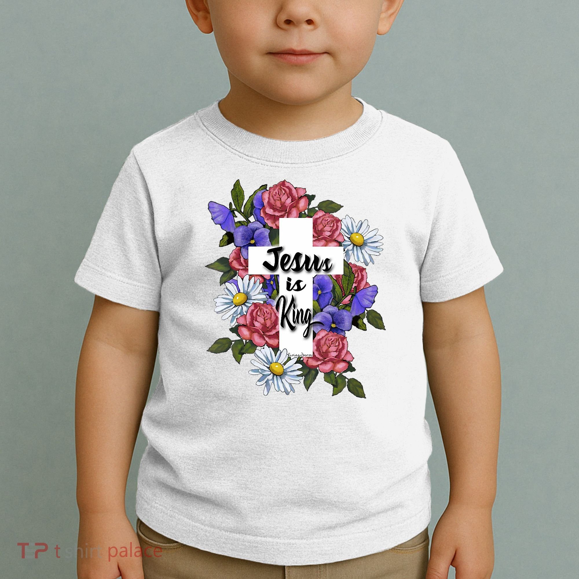 Jesus Is King Jesus Christian Toddler T-Shirt