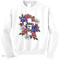 Jesus Is King Jesus Christian Kids Sweatshirt thumb 0