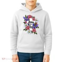 Jesus Is King Jesus Christian Kids Hoodie thumb 4