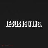 Jesus Is King 3d Simple Font Christian Catholic Christ Women's Hoodie thumb 2