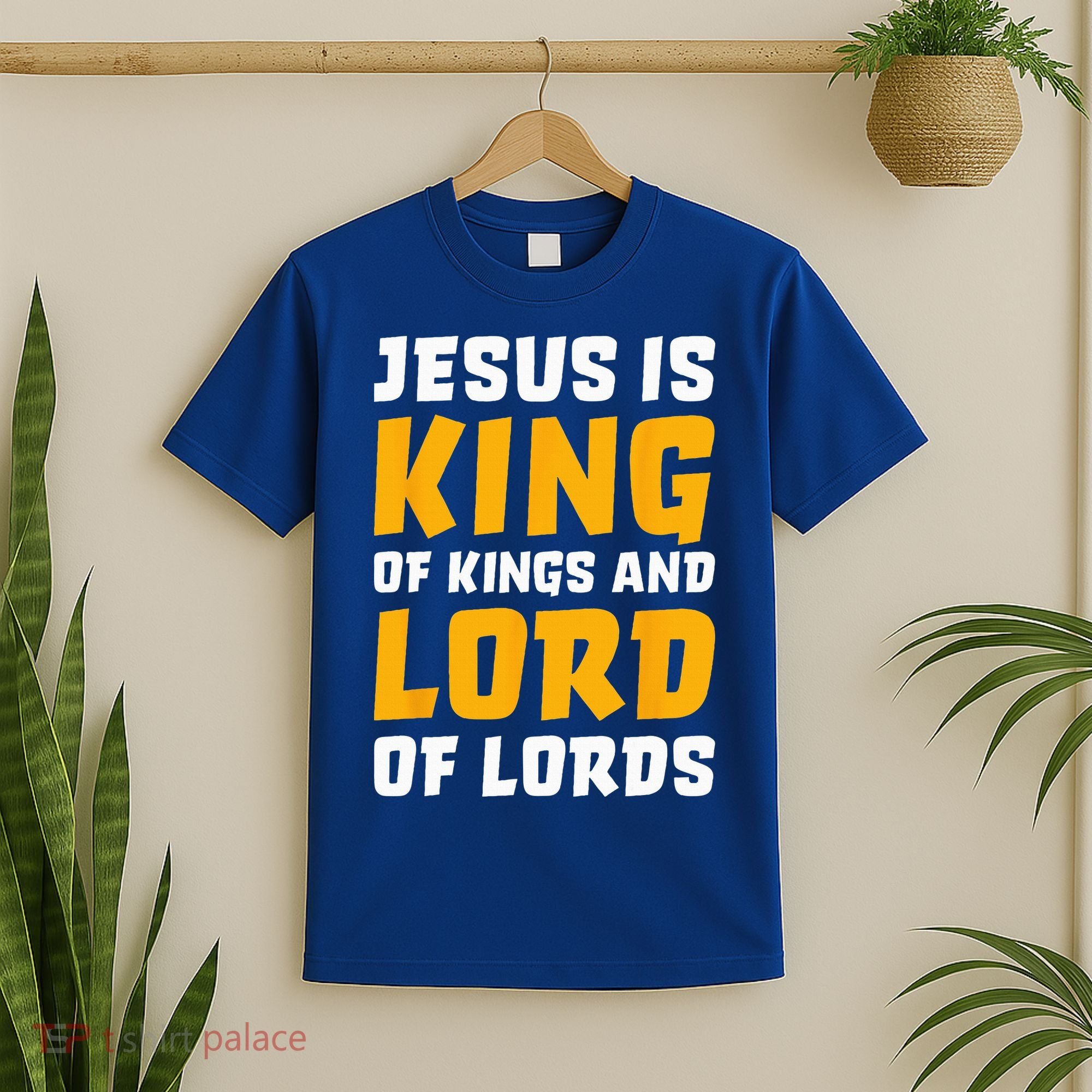 Jesus Is King Lord Women Bible Verse Christian T-Shirt