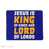 Jesus Is King Lord Women Bible Verse Christian Mousepad thumb 0