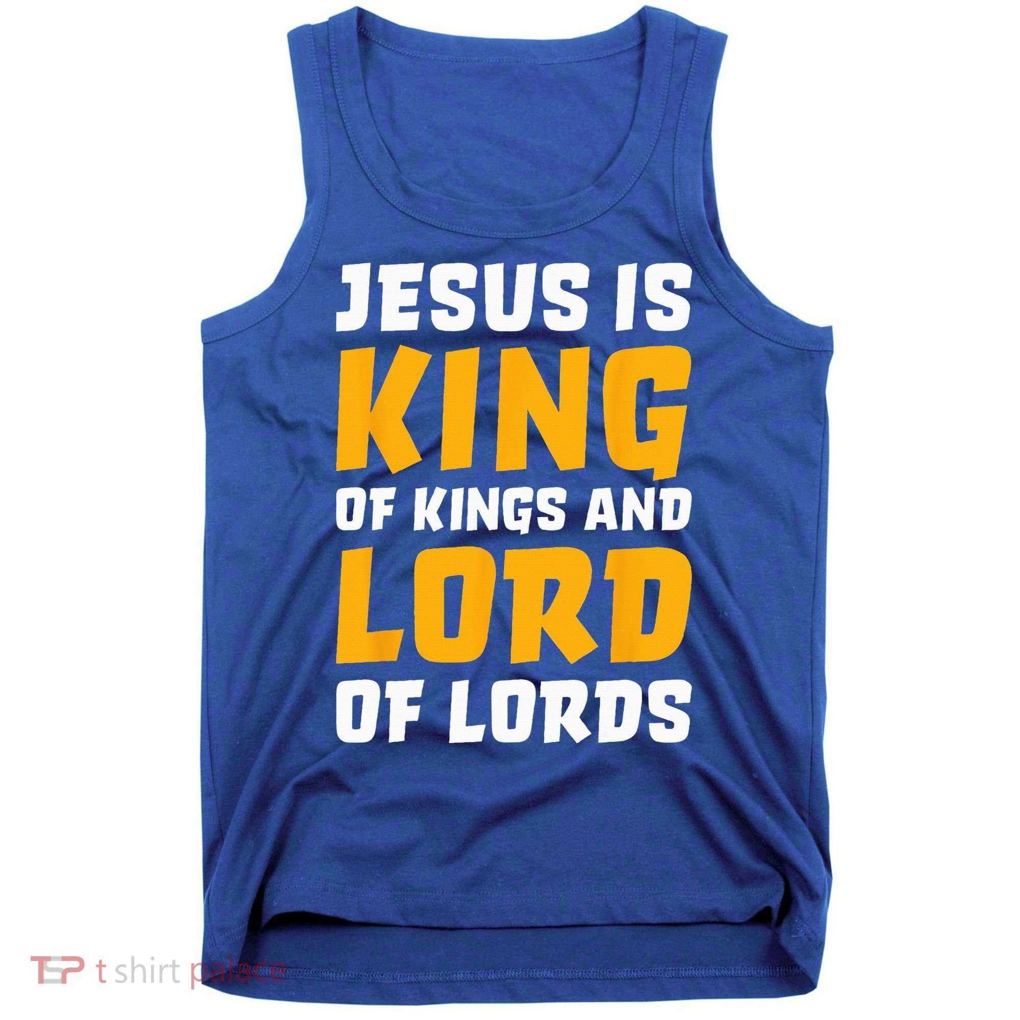 Jesus Is King Lord Women Bible Verse Christian Tank Top