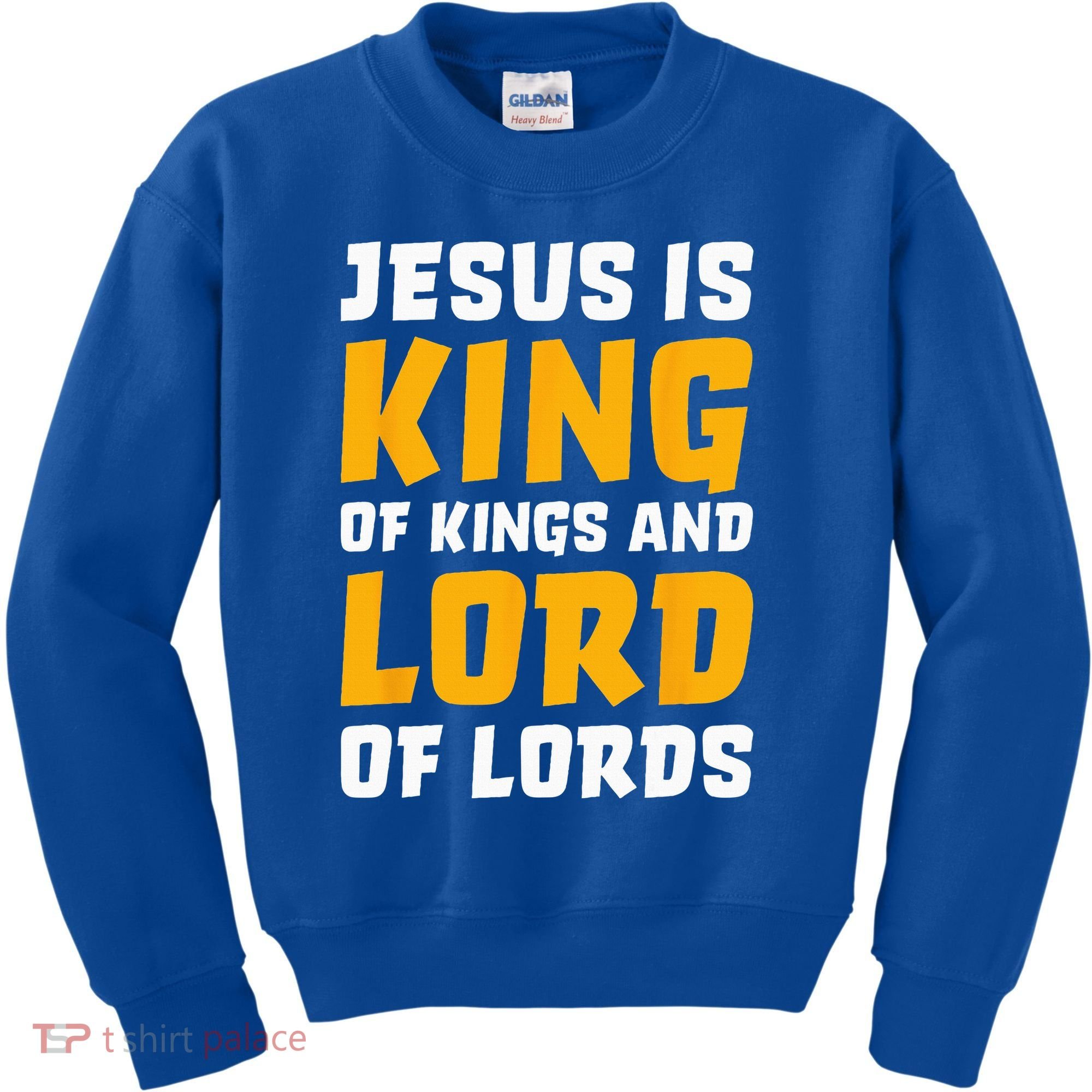 Jesus Is King Lord Women Bible Verse Christian Kids Sweatshirt
