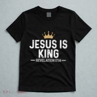 Jesus Is King Revelation 17:14 Christian Quote Religious T-Shirt thumb 5