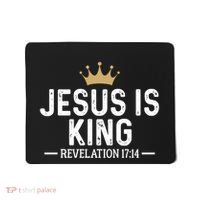 Jesus Is King Revelation 17:14 Christian Quote Religious Mousepad thumb 0