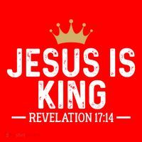 Jesus Is King Revelation 17:14 Christian Quote Religious Santa Hat thumb 1