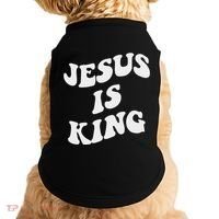 Jesus Is King Aesthetic Trendy Doggie Tank thumb 0