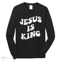 Jesus Is King Aesthetic Trendy Long Sleeve Shirt thumb 0