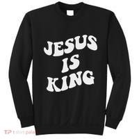 Jesus Is King Aesthetic Trendy Sweatshirt thumb 0