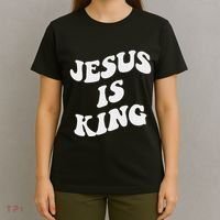 Jesus Is King Aesthetic Trendy T-Shirt thumb 4