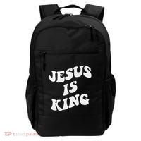 Jesus Is King Aesthetic Trendy Backpack thumb 0