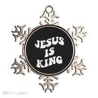 Jesus Is King Aesthetic Trendy Ornament thumb 0