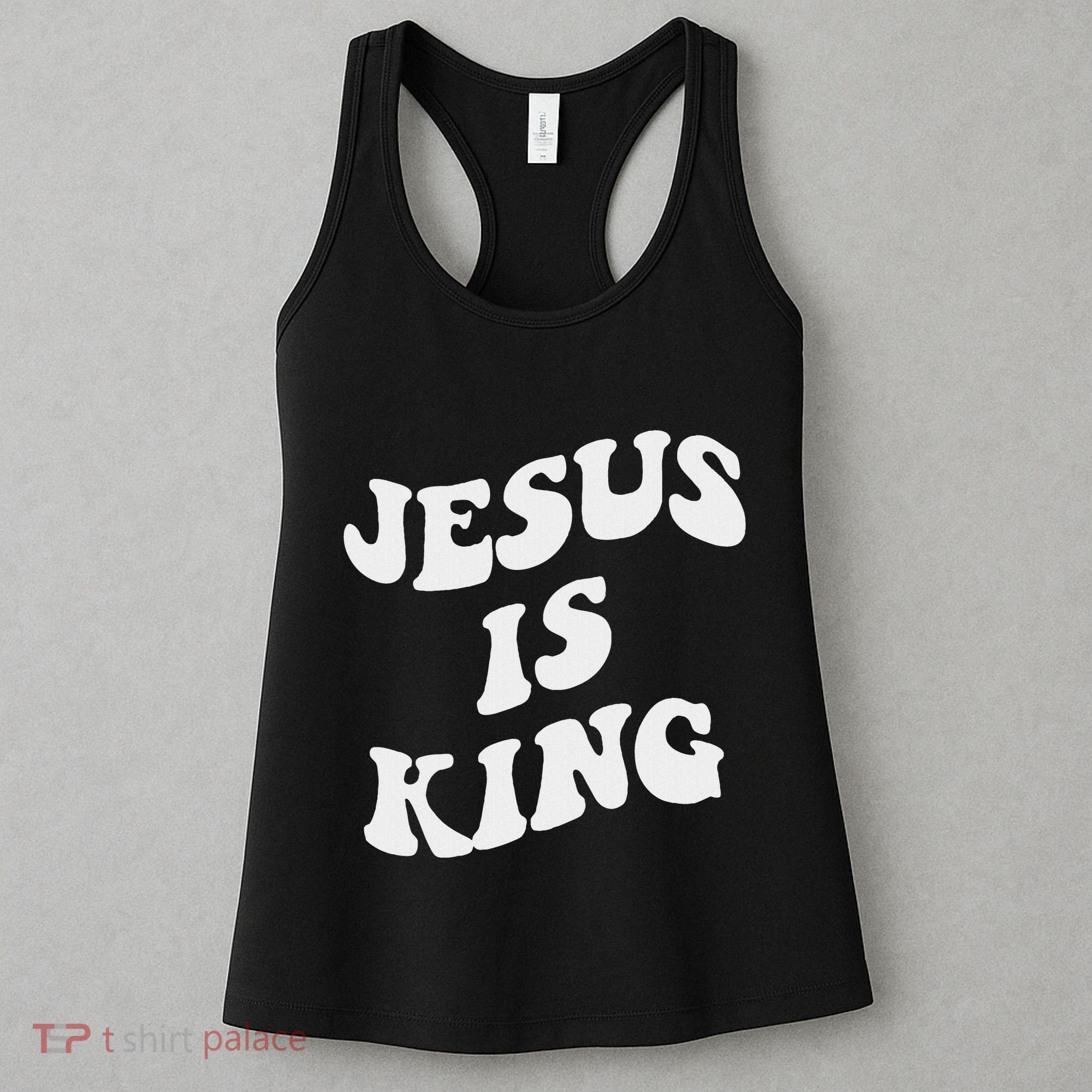Jesus Is King Aesthetic Trendy Women's Tank Top
