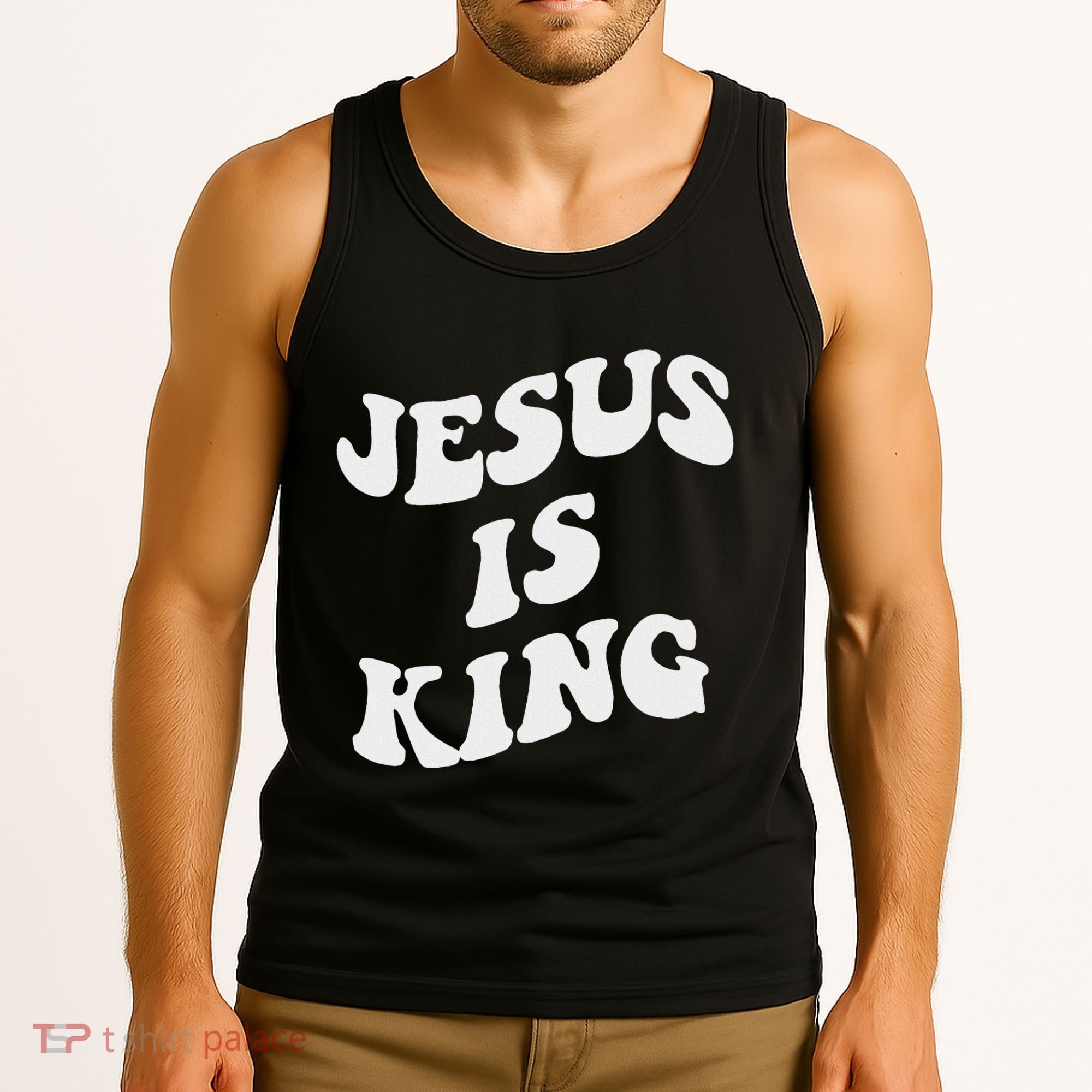 Jesus Is King Aesthetic Trendy Tank Top