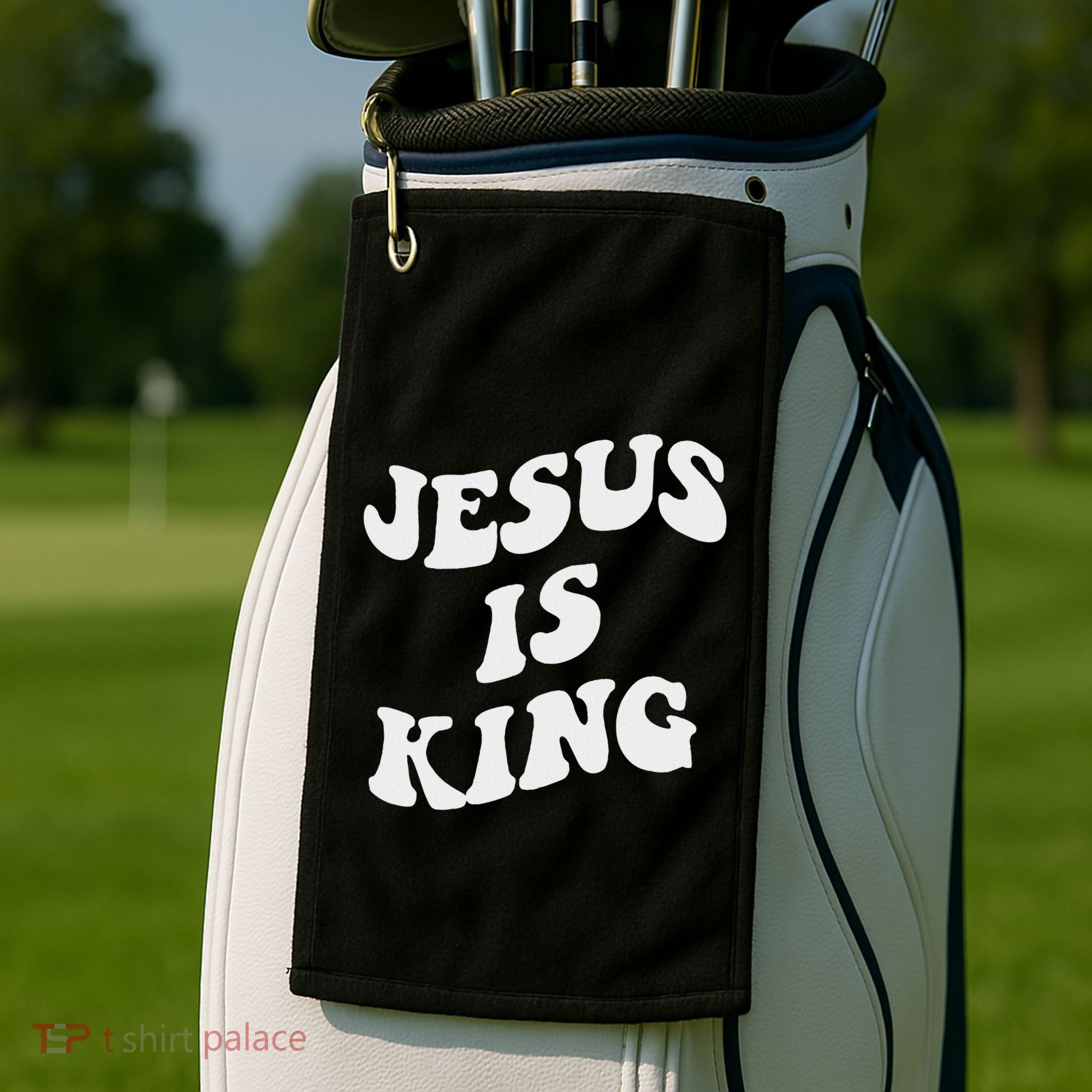 Jesus Is King Aesthetic Trendy Golf Towel