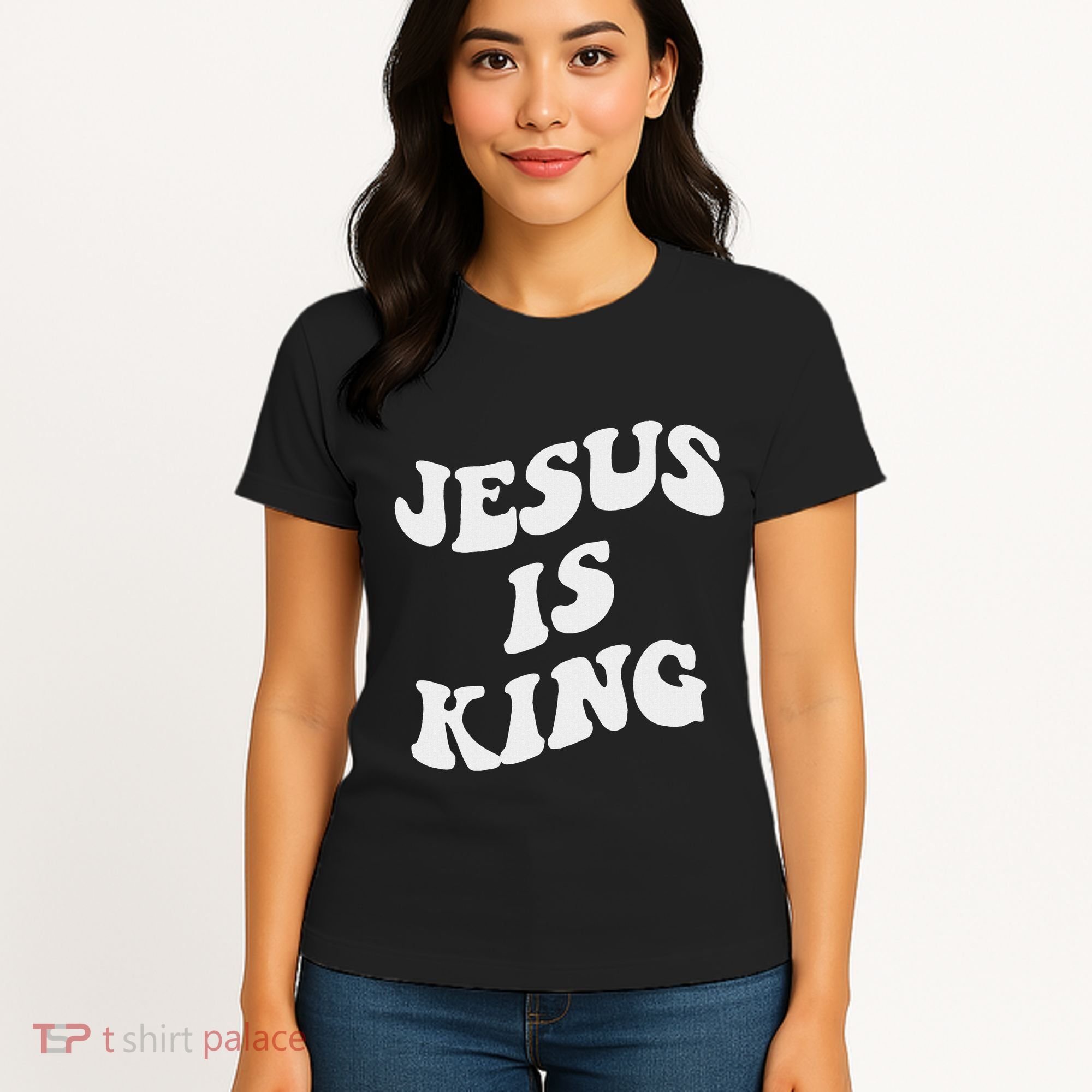 Jesus Is King Aesthetic Trendy Women's T-Shirt