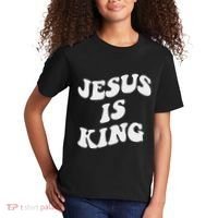 Jesus Is King Aesthetic Trendy Kids T-Shirt thumb 2
